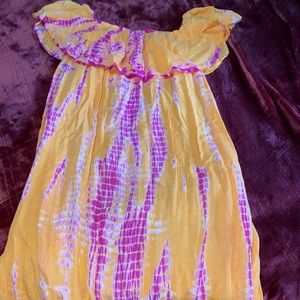 Spring/summer dress tie dye from festival